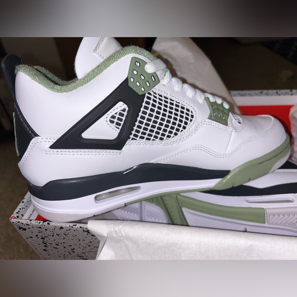 Jordan Air Flight 4 Seafoam Retro shoes